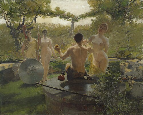 Das Urteil des Paris, 1891, Albert von Keller