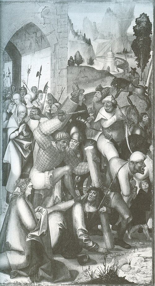 Christ carrying the cross, 1525, Jörg Ratgeb