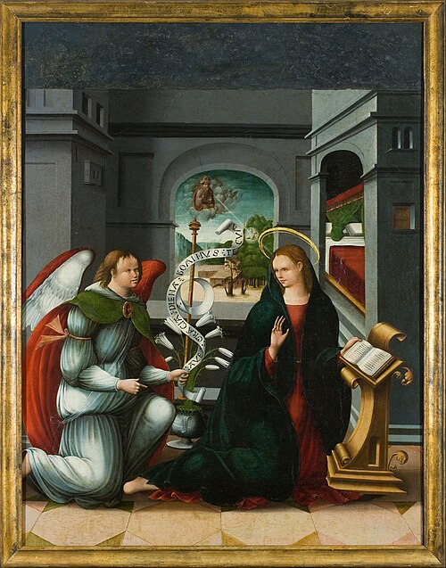 Annunciation, 1530, Andrés de Melgar