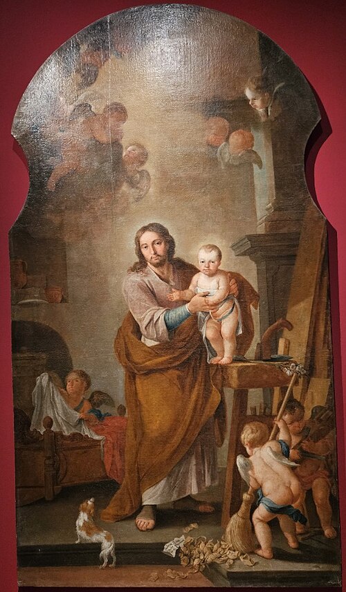 São José com o Menino, 1736, Andrés de Rubira