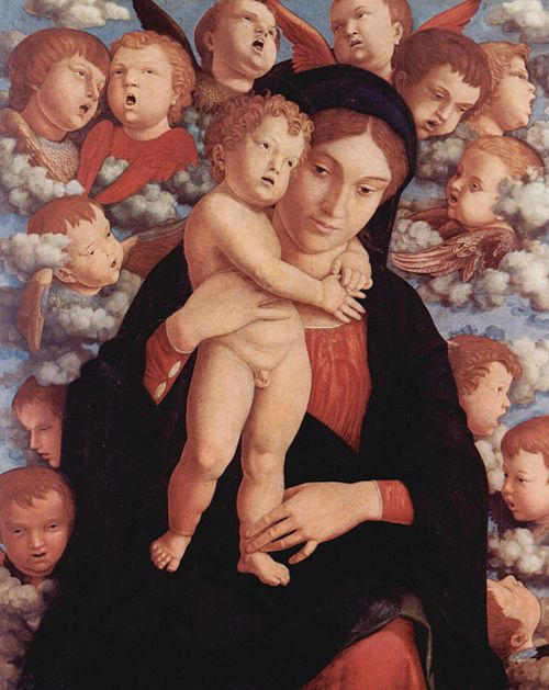 La Vierge aux chérubins, 1485, Andrea Mantegna