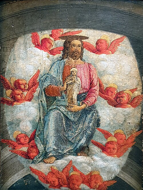 Christ with the Soul of the Virgin, , Andrea Mantegna
