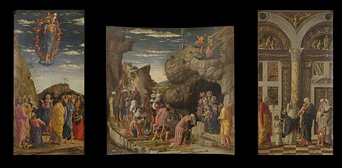 triptyque des Offices, 1464, Andrea Mantegna