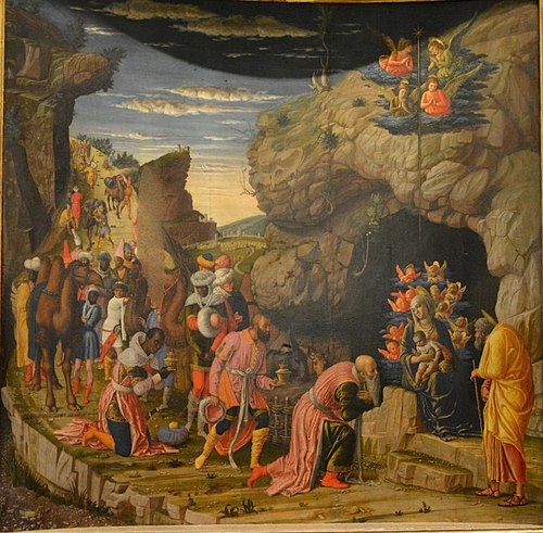 Adoration des Mages, 1463, Andrea Mantegna