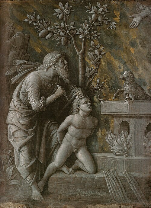 Sacrifice of Isaac, 1492, Andrea Mantegna
