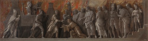 L'Introduction du culte de Cybèle à Rome, 1505, Andrea Mantegna