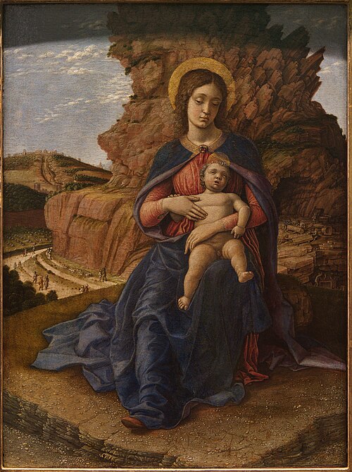 La Madone de la carrière, 1489, Andrea Mantegna