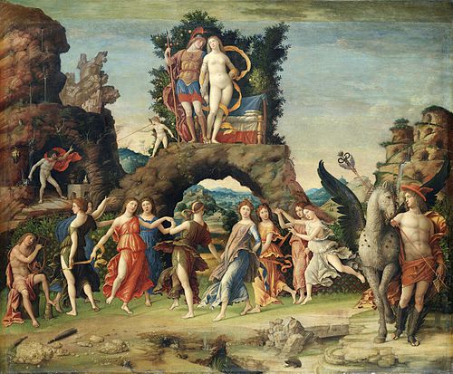 Le Parnasse, 1500, Andrea Mantegna