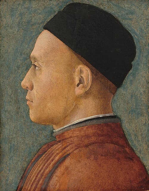 Portrait d'homme, 1460, Andrea Mantegna