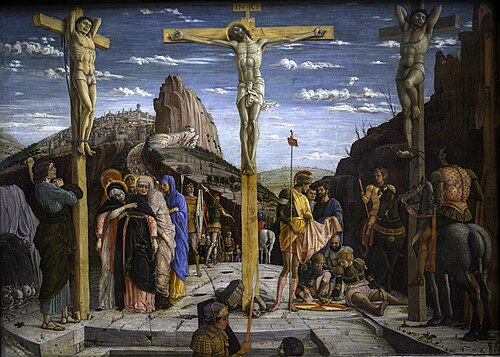 La Crucifixion, 1456, Andrea Mantegna