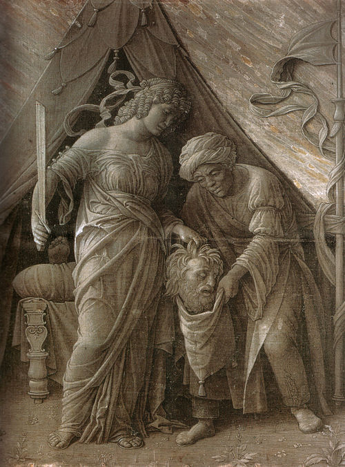 Giuditta con la testa di Oloferne, 1497, Andrea Mantegna