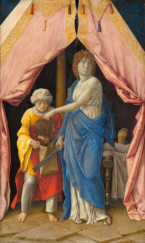 Judith tenant la tête d'Holopherne, 1495, Andrea Mantegna