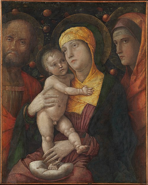 Vierge Altman, 1495, Andrea Mantegna