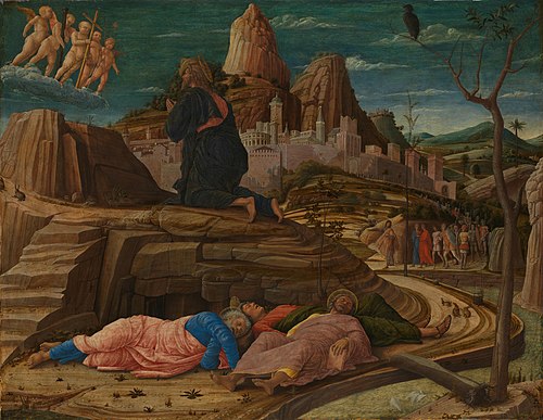 The Agony in the Garden, 1450, Andrea Mantegna