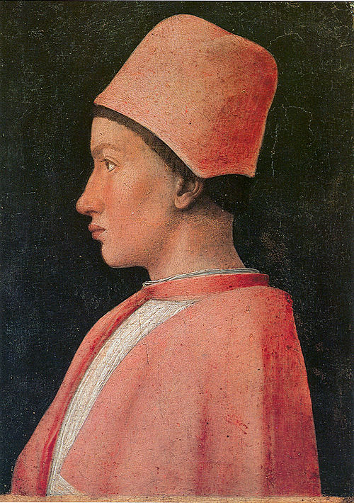 Portrait of Francesco Gonzaga, 1461, Andrea Mantegna