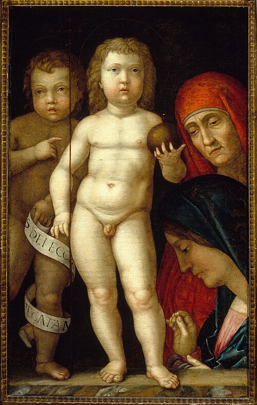 Madonna and Child with Saints, 1490, Andrea Mantegna