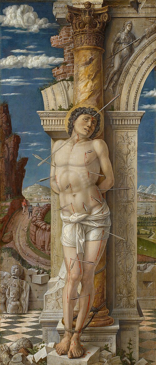 Saint Sebastian, 1450, Andrea Mantegna