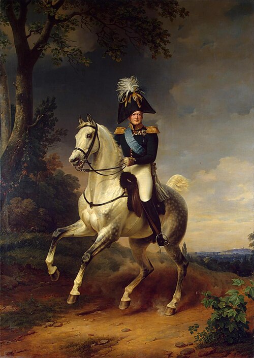 Equestrian Portrait of Alexander I (1777–1825), 1837, Franz Krüger