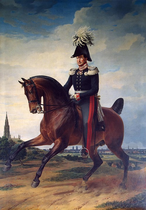 Equestrian Portrait of Frederick William III, 1831, Franz Krüger