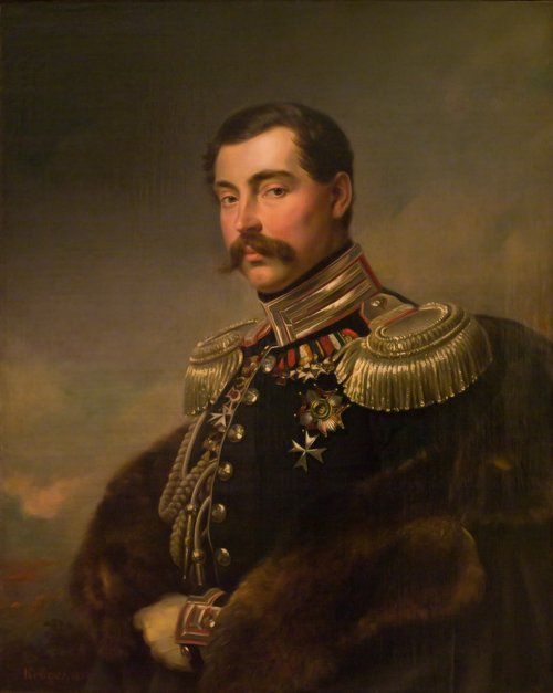 Portrait of Prince Andrei Obolensky, 1850, Franz Krüger