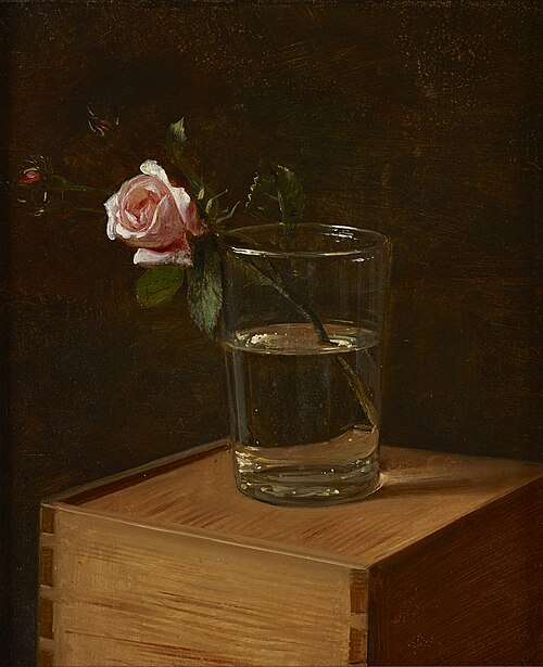 Rose im Glas, 1849, Franz Krüger