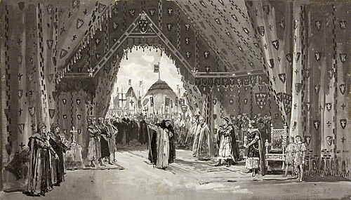 Scene from 'Becket', , Hawes Craven