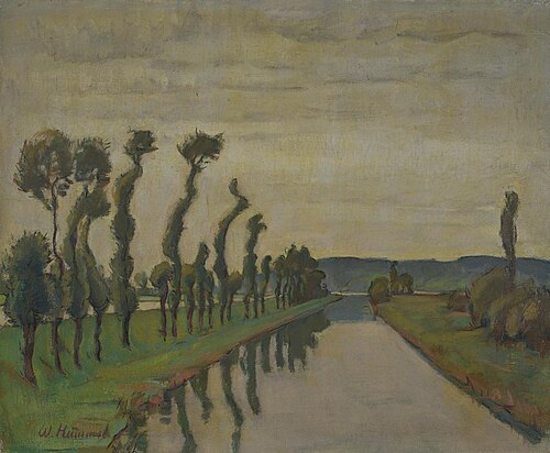 Am Linthkanal, 1917, Wilhelm Hummel