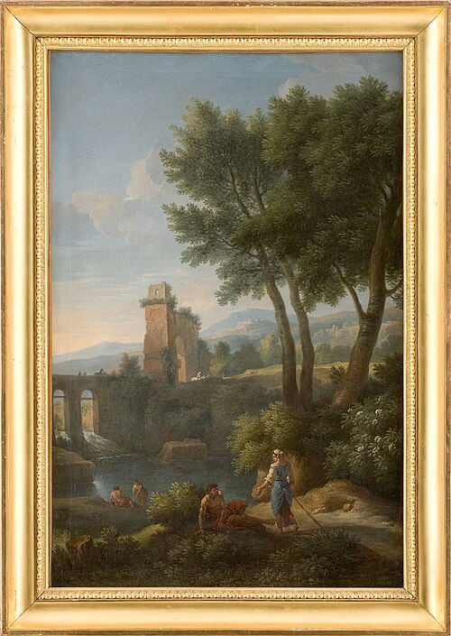 Paysage au pont, 1710, Jan Frans van Bloemen
