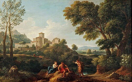 Southern Landscape with Figures, , Jan Frans van Bloemen