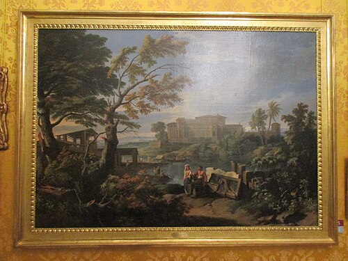 Paysage avec le belvédère du Vatican, 1740, Jan Frans van Bloemen