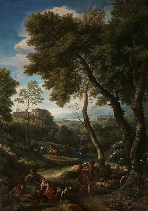 Pastoral Landscape, 1714, Jan Frans van Bloemen