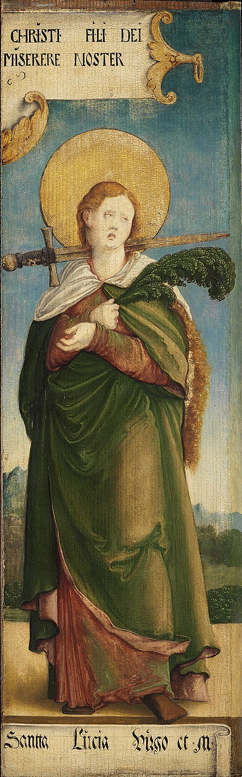 Die Heilige Lucia, 1536, Maître de Meßkirch