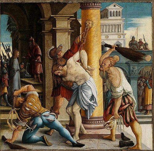 Geißelung Christi, 1535, Maître de Meßkirch