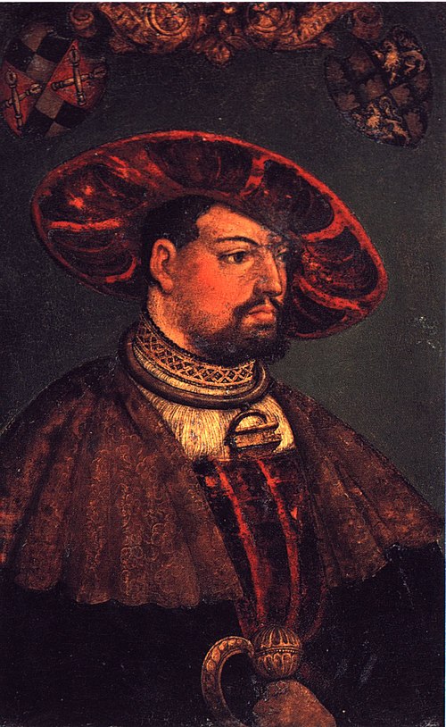 Painting of Eitelfriedrich III von Zollern (1520), 1520, Maître de Meßkirch