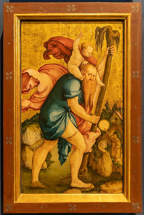 Saint Christopher, 1530, Maître de Meßkirch