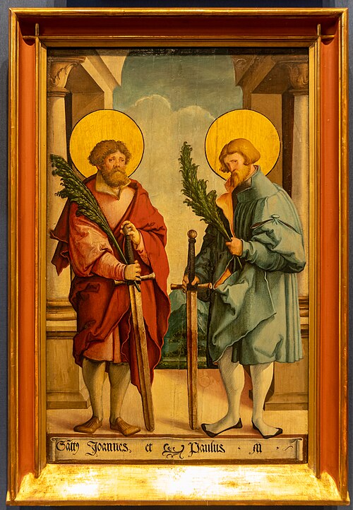 The Saints John and Paul, 1537, Maître de Meßkirch