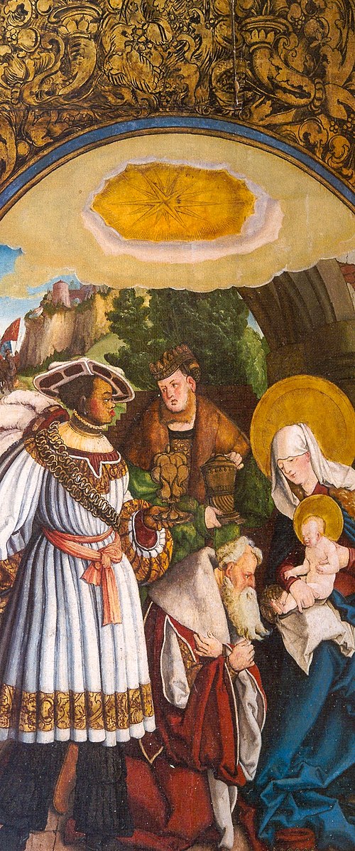 Die Anbetung der Heiligen Drei Könige, 1520, Maître de Meßkirch