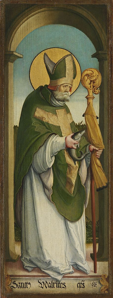 Saint Ulrich of Augsburg, 1537, Maître de Meßkirch