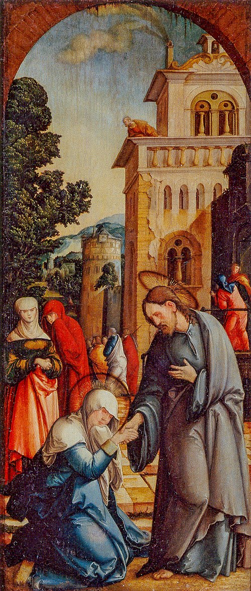 Christi Abschied von seiner Mutter, 1536, Maître de Meßkirch