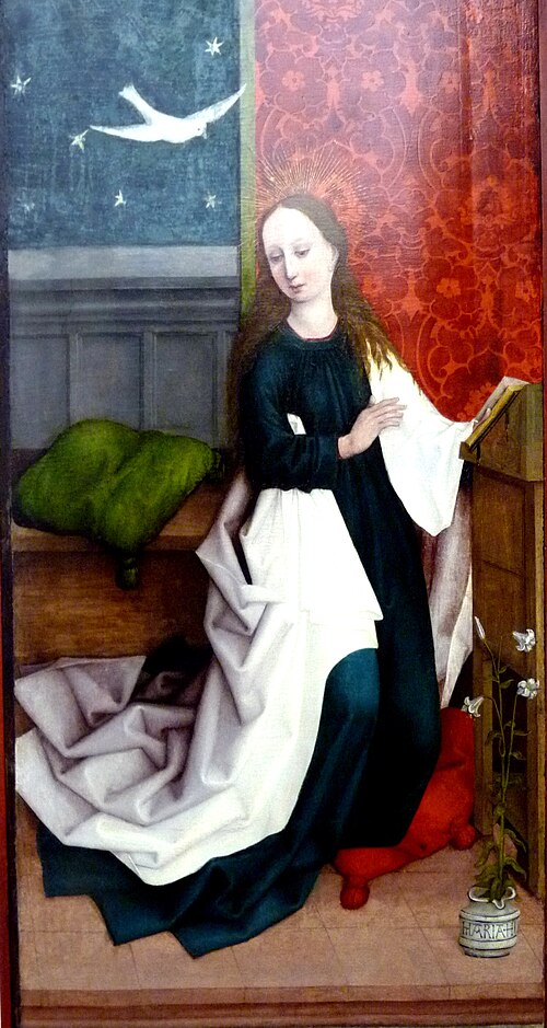 Annunciation, 1457, Hans Pleydenwurff