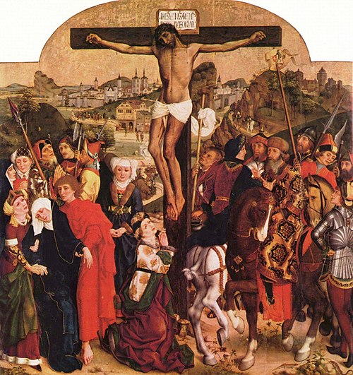 Crucifixion of Christ, 1470, Hans Pleydenwurff