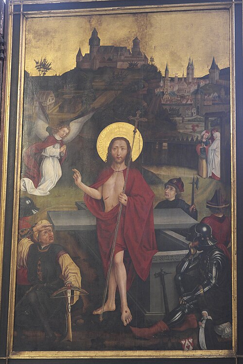 Landauer Altar: Resurrection of Jesus, 1465, Hans Pleydenwurff