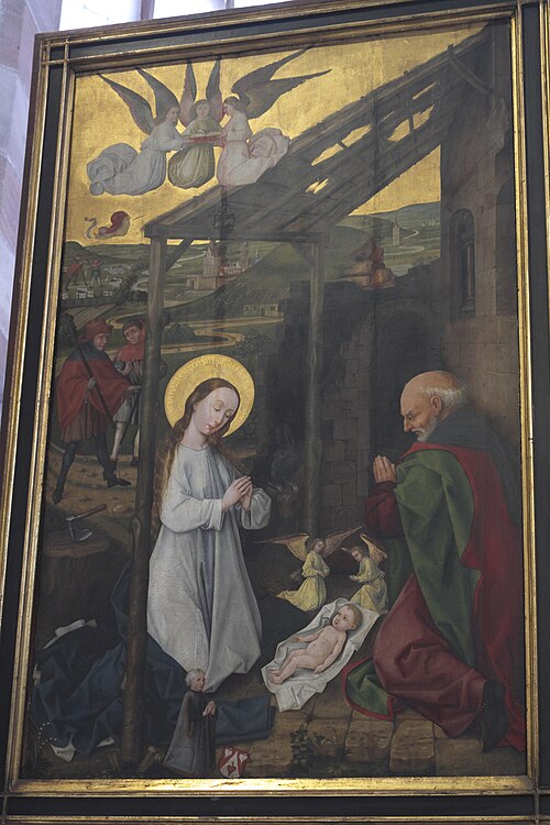 Landauer Altar: Nativity of Jesus, 1465, Hans Pleydenwurff