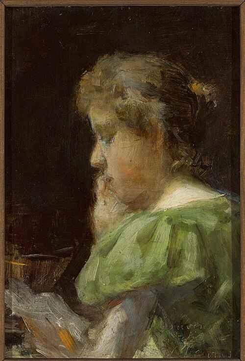 Portrait of a woman, 1907, Władysław Ślewiński