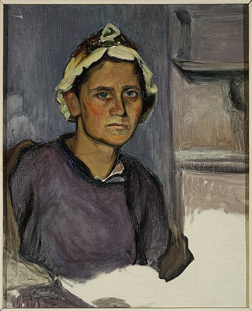 Portrait of Magdalena, 1911, Władysław Ślewiński