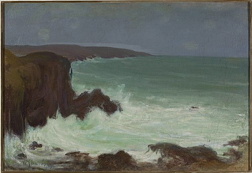 Storm of waves, 1904, Władysław Ślewiński
