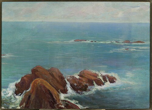 Rocks in Belle-Ille, 1904, Władysław Ślewiński