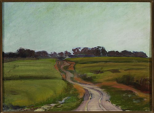 Road among fields, 1912, Władysław Ślewiński