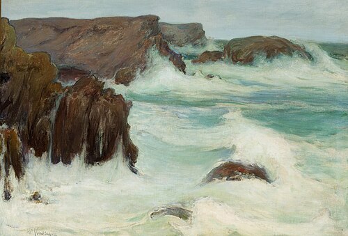 The Sea in Brittany, 1904, Władysław Ślewiński