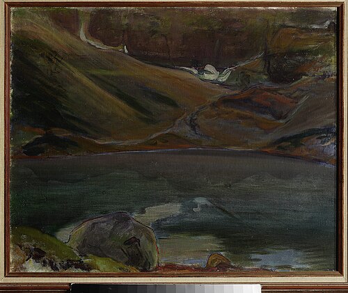 Black Pond in the Tatra Mountains, 1909, Władysław Ślewiński